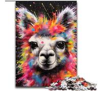 Jigsaws 1000 Pieces for Adults Alpaca Challenging Puzzles size50x75cm Gift for Men And Women, Daily & Special Occasion