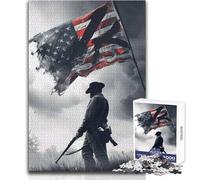 Jigsaws 1000 Pieces for Adults American Civil War Educational Game Learning Educational Gift For Birthdays Size 38x52cm