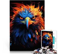 Jigsaws 1000 Pieces for Adults American Eagle Pride Fire Stressabbau-Spielzeug Geschenke für Freunde und Familie38x26cm