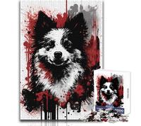 Jigsaws 1000 Pieces for Adults American Eskimo Dog Educational Game Learning Educational Gift For Birthdays Size 50x75cm