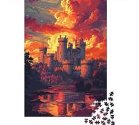 Jigsaws 1000 Pieces for Adults And Children by Colorful Warwick Castle Jigsaw Puzzles for Adults Wood Jigsaw Great Gifts for Christmas (Size 75x50cm)