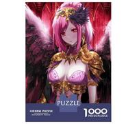 Jigsaws 1000 Pieces for Adults Angel Wings Fantasy Girl Jigsaws for Adults Hands-on Game Difficult Challenge Challenging Game Gifts 52x38cm/1000pcs