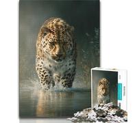 Jigsaws 1000 Pieces for Adults Animal Cheetah 1000 Pieces for Adults,Birthday Present, Gifts, Wall Art for Age 14 Years Up (size 38x26cm)