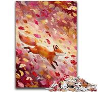Jigsaws 1000 Pieces for Adults Animal Fox 1000 Pieces for Teenagers,Fun Games Wall Decoration Unique Birthday And Xmas Gifts (38x26cm)