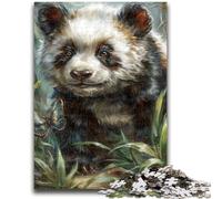 Jigsaws 1000 Pieces for Adults Animal Panda Art 1000 Pieces for Teenagers,for Educational Game Challenge Toy Deal As Gifts for The Whole Family (50x75cm)