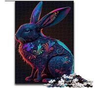Jigsaws 1000 Pieces for Adults Animals Rabbits Puzzle Perfect for Teenagers, Family Bonding, Brain Teaser & DIY Home Decor Gift (size : 50x75cm)