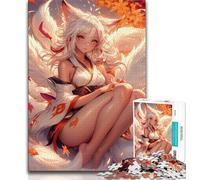 Jigsaws 1000 Pieces for Adults Anime Elf Girl Adult Puzzles,Challenging Game Gifts for Is Ideal As A Gift for The Whole Family 38x26cm