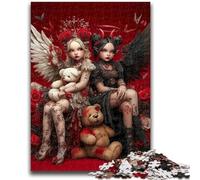 Jigsaws 1000 Pieces for Adults Anime Evil Girl 1000 Pieces for Teenagers,Fun Games Wall Decoration Unique Birthday And Xmas Gifts (50x75cm)