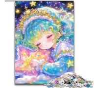 Jigsaws 1000 Pieces for Adults Anime Girl Jigsaw Puzzles Made of Wood Fun at Home Activities, Birthday Present, Travel Gifts size 50X75CM
