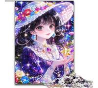 Jigsaws 1000 Pieces for Adults Anime Girl Wizard Jigsaw Puzzles 50X75CM Challenging Brain Teaser for Teenagers, Family Fun Interactive Game