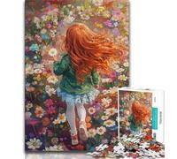Jigsaws 1000 Pieces for Adults Anime Little Girl,Stress Reliever Difficult Challenge Every Piece Is Unique - Challenging Family Fun Game (75x50cm)