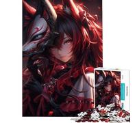 Jigsaws 1000 Pieces for Adults Anime Samurai Assassin Educational Games Learning Educational Toys Gifts For Birthdays A Work of Art (Size 38x26cm)