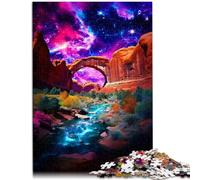 Jigsaws 1000 Pieces for Adults Arches Utah Decompressing Intellectual Educational Toy 26x38cm Stress Reliever Staycation Kill time