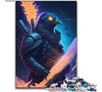 Jigsaws 1000 Pieces for Adults Arctic Anarchist Penguin Wooden Jigsaw Interactive Family Game, Brain Challenge, Educational Toy size 50x75cm