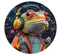 Jigsaws 1000 Pieces for Adults Art Chameleon Puzzles for Adults Colorful Home Decor & Interactive Family Game, (67.5x67.5cm)
