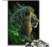 Jigsaws 1000 Pieces for Adults Art Colourful Lions Jigsaw Challenging Brain Teaser for Teenagers, Perfect for Home Decor Or Gift (size : 26x38cm)
