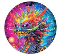 Jigsaws 1000 Pieces for Adults Art Flying Dragons Challenging Puzzles for Teenagers & Family Fun - DIY Brain Teaser Game Gift (67.5x67.5cm)