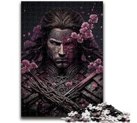 Jigsaws 1000 Pieces for Adults Art Japanese Ninja Challenging Game And Family Play with Fully Interlocking Randomly Shaped Pieces 50x75cm