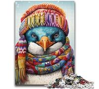 Jigsaws 1000 Pieces for Adults Art Penguin Adult Puzzles,Challenging Game Gifts for Is Ideal As A Gift for The Whole Family (26x38cm)
