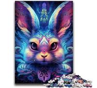 Jigsaws 1000 Pieces for Adults Art Rabbits 1000 Pieces for Teenagers,for Educational Game Challenge Toy Deal As Gifts for The Whole Family (38x26cm)