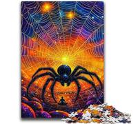 Jigsaws 1000 Pieces for Adults Art Spider 1000 Pieces for Teenagers,Fun Games Wall Decoration Unique Birthday And Xmas Gifts (38x26cm)