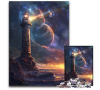 Jigsaws 1000 Pieces for Adults Astral LighthouseImpossible Jigsaw Puzzles for Adults Challenging DIY Brain Teaser for Teenagers 1000 PCS(75x50cm)