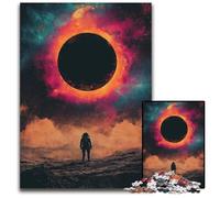 Jigsaws 1000 Pieces for Adults Astronaut And Black Hole Interstellar Black Hole MoviesImpossible Jigsaw Puzzles for Adults Challenging DIY Brain Teaser for Teenagers 1000 PCS(38x26cm)