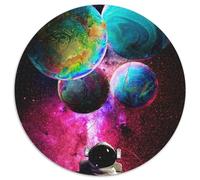 Jigsaws 1000 Pieces for Adults Astronaut Balloon Planets Challenging Puzzles Challenging Brain Teaser, Family Game Night (67.5x67.5cm)