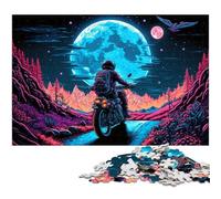 Jigsaws 1000 Pieces for Adults Astronaut Puzzles for Adults Fun at Home Activities, Birthday Present, Travel Gifts 26X38CM/10.23x14.96inch