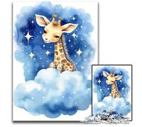 Jigsaws 1000 Pieces for Adults Baby Giraffe Jigsaw Puzzles for Adults for Holidays Birthdays And Family Game Nights 1000 PCS(38x26cm)