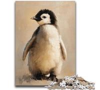 Jigsaws 1000 Pieces for Adults Baby Penguin Adult Puzzles,for Educational Game Challenge Toy Birthday Present, Gifts, Wall Art (38x26cm)