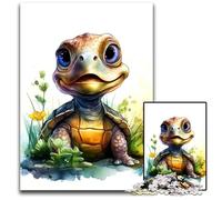 Jigsaws 1000 Pieces for Adults Baby Turtle Impossible Jigsaw Puzzles for Adults Challenging DIY Brain Teaser for Teenagers 1000 PCS(75x50cm)