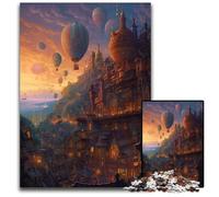 Jigsaws 1000 Pieces for Adults Balloon Skies Puzzles for Adults for Home Decor Brain Training 1000 PCS(75x50cm)