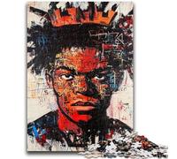 Jigsaws 1000 Pieces for Adults Basquiat-style Crown Challenging To Complete But Fun And Humorous Unique Birthday And Gifts 50X75CM