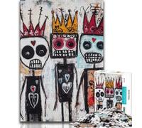 Jigsaws 1000 Pieces for Adults Basquiat-style,Stress Reliever Difficult Challenge Is Ideal As Gifts for The Whole Family 38x26cm