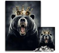 Jigsaws 1000 Pieces for Adults Bear Animal Jigsaw Puzzles for Adults for Holidays Birthdays And Family Game Nights 1000 PCS(75x50cm)