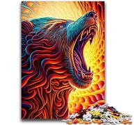 Jigsaws 1000 Pieces for Adults Bear Family Fun for Is Ideal As A Gift for The Whole Family for And Age 14 Years Up 26x38cm