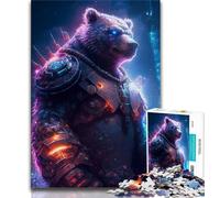 Jigsaws 1000 Pieces for Adults Bear from Future Adult Puzzles,Challenging Game Gifts for Is Ideal As A Gift for The Whole Family 38x26cm