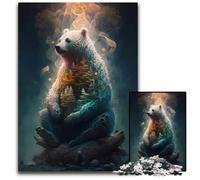 Jigsaws 1000 Pieces for Adults Bear Pretty Puzzles for Adults for Home Decor Brain Training 1000 PCS(38x26cm)