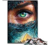 Jigsaws 1000 Pieces for Adults Beautiful Egyptian Woman Jigsaw Puzzles Suitable for Birthdays, Halloween, Thanksgiving, Easter (size 26x38cm)