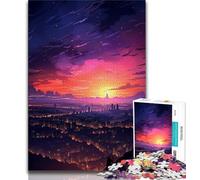 Jigsaws 1000 Pieces for Adults Beautiful Sunset Adult Puzzles,Challenging Game Gifts for Is Ideal As A Gift for The Whole Family 38x26cm