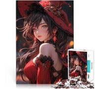 Jigsaws 1000 Pieces for Adults Beautiful Witch Help the brain exercise addictive toys to cultivate patience Gifts Ideas 26x38cm
