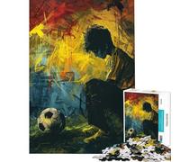 Jigsaws 1000 Pieces for Adults Before The KickOff Jigsaw for Adults DIY Toys Perfect Decoration Unique Birthday And Xmas Gifts (Size 75x50cm)