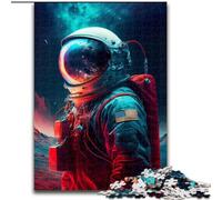 Jigsaws 1000 Pieces for Adults Beyond The Stars Astronaut Made of Wood, Interactive Family Game, Suitable for Ages 14+ 50x75cm for Family Interactive Game