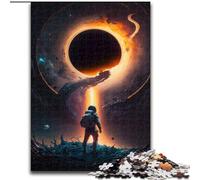 Jigsaws 1000 Pieces for Adults Black Hole Jigsaw Puzzles Made of cardboard, Ideal for Office, Bedroom, Living Room Decor 1000pcs(26x38cm)