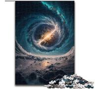 Jigsaws 1000 Pieces for Adults Black Hole Ocean Vortex Jigsaw Puzzle Made of cardboard,Perfect for Halloween, Christmas, Birthday Gift 1000pcs(26x38cm)