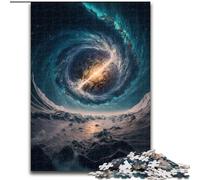 Jigsaws 1000 Pieces for Adults Black Hole Ocean Vortex Puzzle Made of Wood,for Teenagers & Family Fun - DIY Brain Teaser Game Gift 1000pcs(50x75cm)