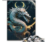 Jigsaws 1000 Pieces for Adults Brave Dragon Challenging Puzzles size 50x75cm Perfect Home Or Office Decor, Ideal