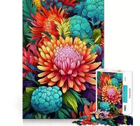 Jigsaws 1000 Pieces for Adults Bright Aussie Natives Exact Cut Art Cognitive Teaser Toy Relax Time Game Christmas Art Gift (38x52cm)