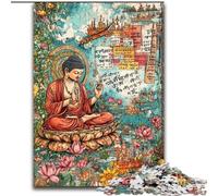 Jigsaws 1000 Pieces for Adults Buddha Art, Educational Toys for Is Ideal As A Gift for The Whole Family for And 14 Years Old (Size 50x75cm)